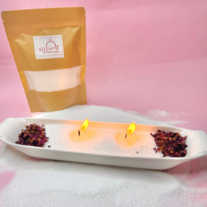 Luxury Miself pearled candle for wedding decor and romantic gifts