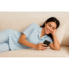 Miself Skyline Co-ord Set – Sky blue braless travel wear for women